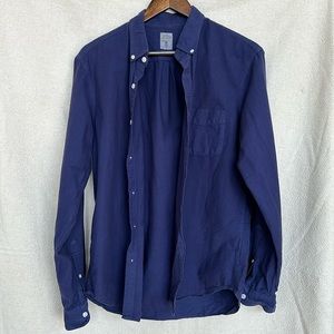 J.Crew Men's Slim Fit Blue Button Down Shirt - Size M